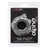 Anello penieno grigio CalExotics in silicone liquido con perle integrate.
