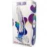 Transparenter realistischer Dildo ALIVE 22 cm mit Saugnapf, klarer Penis für vaginale und anale Stimulation
