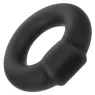 Anneau pénien CalExotics noir en silicone liquide extensible, vue principale