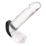 Anneau pénien CalExotics noir en silicone liquide extensible, vue principale