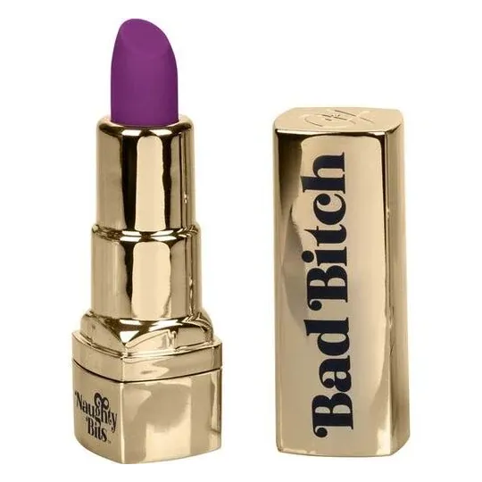 Diskreter wiederaufladbarer Mini-Vibrator Calexotics in Lippenstiftform rot, 10 Vibrationsmodi für externe Stimulation.