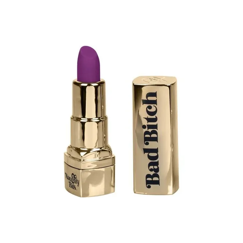 Diskreter wiederaufladbarer Mini-Vibrator Calexotics in Lippenstiftform rot, 10 Vibrationsmodi für externe Stimulation.