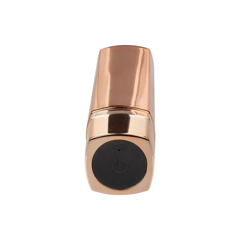 Wiederaufladbarer diskreter Lippenstift-Vibrator von CALEXOTICS in Rot mit 10 Vibrationsmodi.