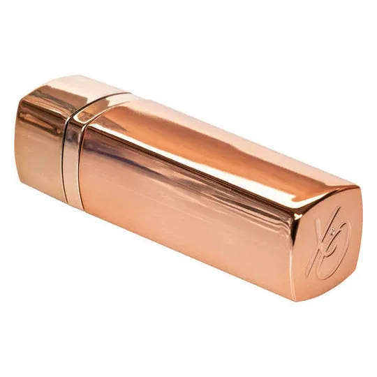 Massaggiatore vibrante ricaricabile rosso CALEXOTICS a forma di rossetto discreto, 10 modalità.