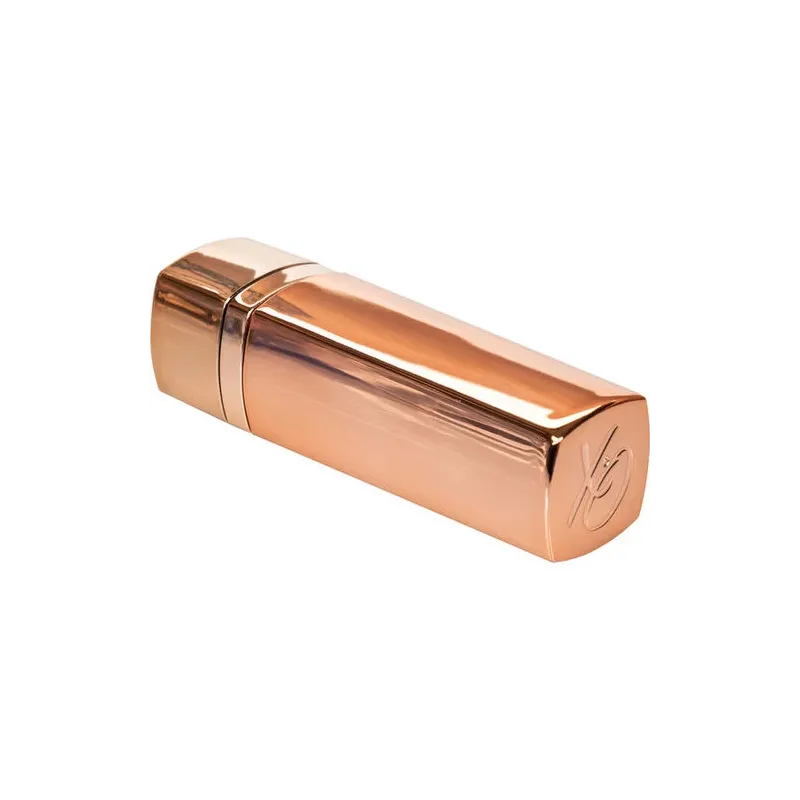 Masseur vibrant rechargeable rouge CALEXOTICS au format rouge à lèvres discret, 10 modes de vibration.
