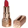 Rechargeable red lipstick personal massager CALEXOTICS, discreet with 10 vibration modes.