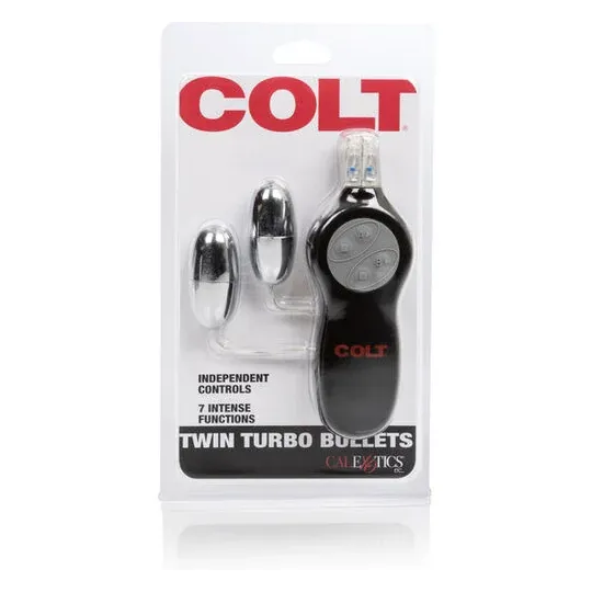Balles vibrantes double turbo Calexotics 7 fonctions télécommande étanche 30mm