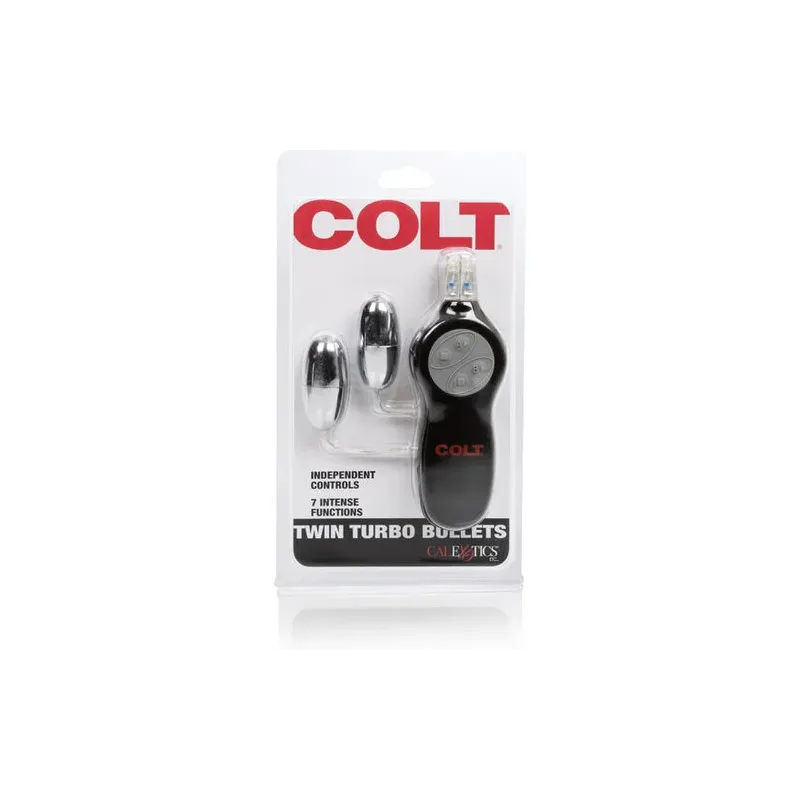 Balles vibrantes double turbo Calexotics 7 fonctions télécommande étanche 30mm