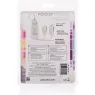 Balles vibrantes duo argentées CALEXOTICS, multi-vitesses en ABS pour stimulation sensuelle.