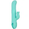 Calexotics coniglio vibrante rotante verde chiaro silicone ricaricabile