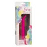 Masseur clitoridien CalExotics Bliss rose en silicone liquide avec tête flexible et 10 vibrations.