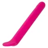 Masseur clitoridien CalExotics Bliss rose en silicone liquide avec tête flexible et 10 vibrations.