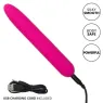 Vibratore rosa CalExotics Bliss Vibe in silicone liquido con 10 velocità progressive.