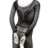 Body en dentelle Calexotics taille unique sans entrejambe, maille respirante pour un confort léger et aérien.