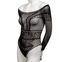 Body épaules dénudées Calexotics, lacet ajustable en maille respirante, taille unique