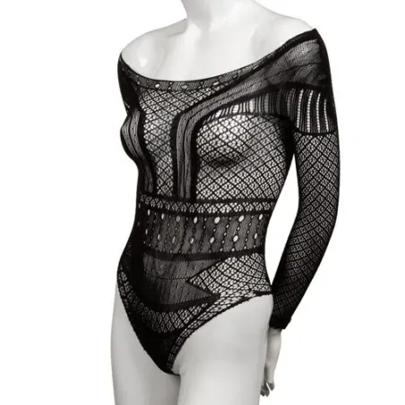 Body épaules dénudées Calexotics, lacet ajustable en maille respirante, taille unique