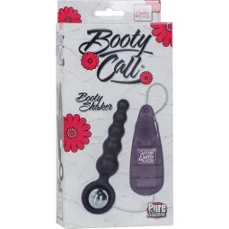 Kleiner Analvibrator CALEXOTICS Booty Call in Schwarz aus Silikon mit Kabelfernbedienung