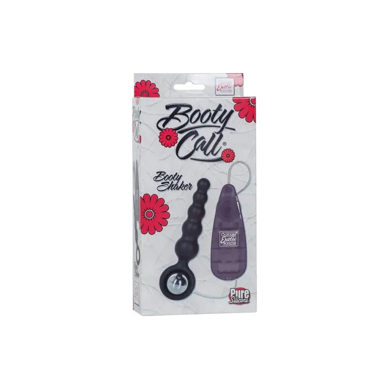 Vibrador anal negro de silicona CALEXOTICS Booty Call compacto con mando a cable" }, { "fr": "Jouet intime noir CALEXOTICS Booty