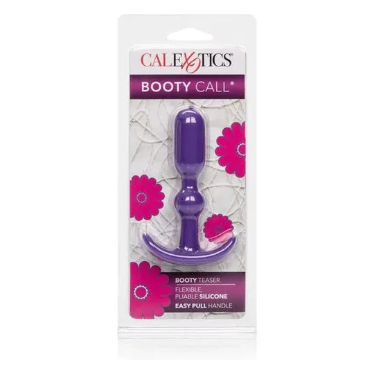 Dilatateur anal progressif CALEXOTICS Booty Call Booty Teaser bleu avec butée de sécurité pour exploration anale douce