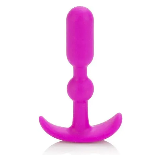 Dilatateur anal rose CALEXOTICS Booty Call Booty Teaser avec butée de sécurité flexible.
