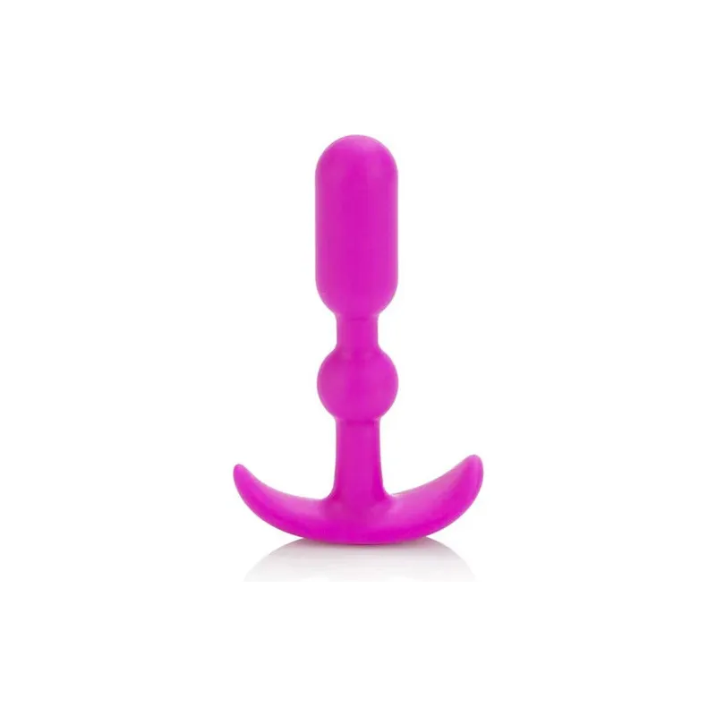 Dilatateur anal rose CALEXOTICS Booty Call Booty Teaser avec butée de sécurité flexible.