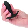 CalExotics Boundless Slim Plug : plug anal en silicone flexible, forme effilée pour débutants, poignée de retrait facile.