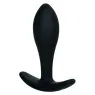 CalExotics Boundless Slim Plug : plug anal en silicone flexible, forme effilée pour débutants, poignée de retrait facile.
