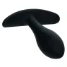 CalExotics Boundless Slim Plug : plug anal en silicone flexible, forme effilée pour débutants, poignée de retrait facile.