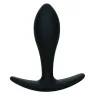 CalExotics Boundless Slim Plug : plug anal en silicone flexible, forme effilée pour débutants, poignée de retrait facile.