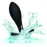 CalExotics Boundless Slim Plug : plug anal en silicone flexible, forme effilée pour débutants, poignée de retrait facile.