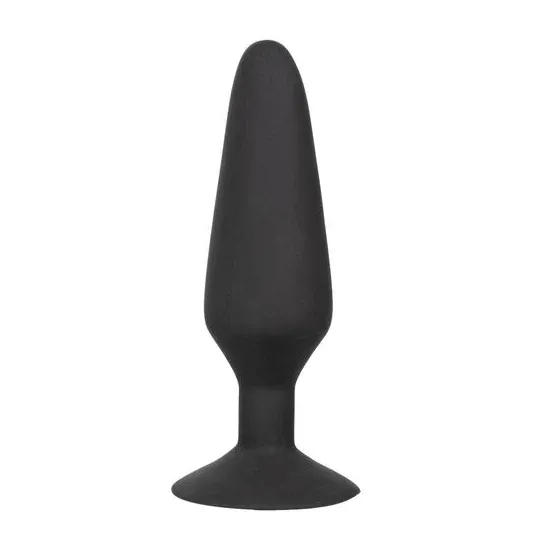 Bouchon gonflable en silicone XL CalExotics, plug anal gonflable avec pompe et tuyau amovible, base ventouse