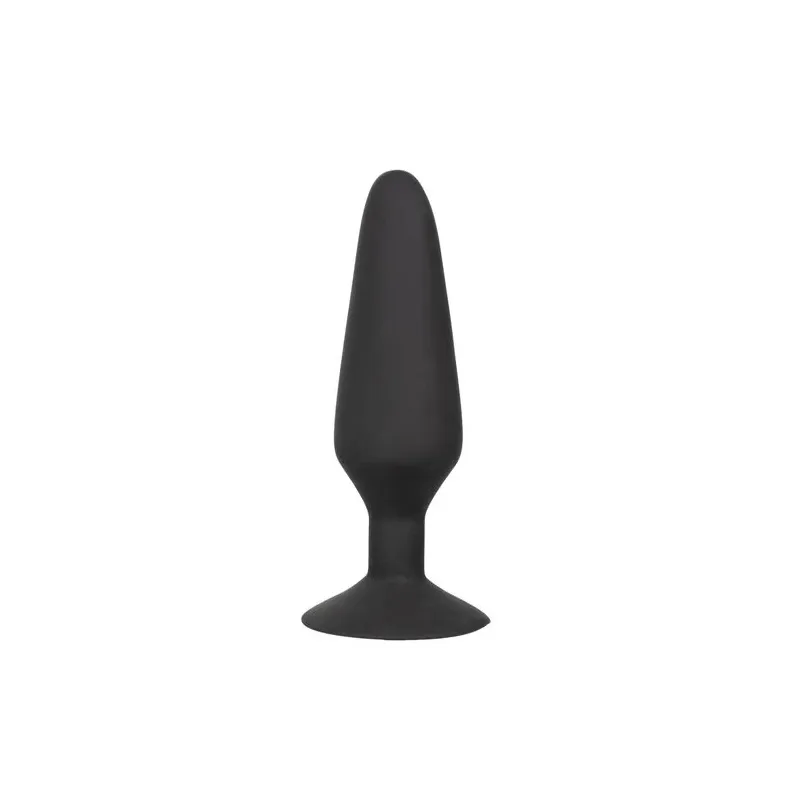 Bouchon gonflable en silicone XL CalExotics, plug anal gonflable avec pompe et tuyau amovible, base ventouse