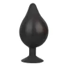 Bouchon gonflable en silicone XL CalExotics, plug anal gonflable avec pompe et tuyau amovible, base ventouse