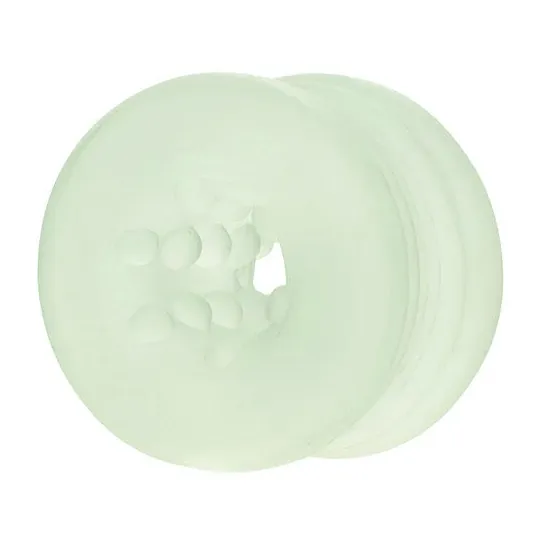CalExotics Boundless Bague Bumper-Stroker en silicone sans phtalates, anneau de retenue réversible à double texture pour contrôl