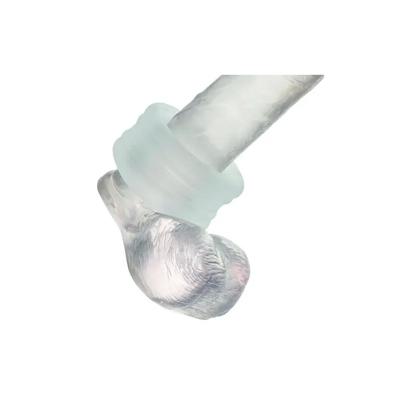 CalExotics Boundless Bague Bumper-Stroker en silicone sans phtalates, anneau de retenue réversible à double texture pour contrôl