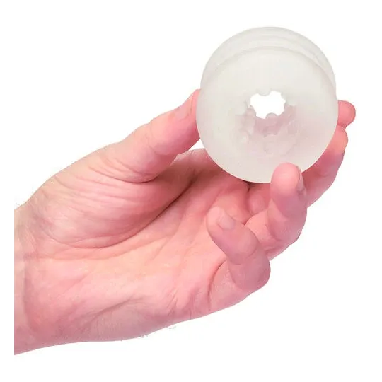 CalExotics Boundless Bague Bumper-Stroker en silicone sans phtalates, anneau de retenue réversible à double texture pour contrôl