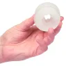 CalExotics Boundless Bague Bumper-Stroker en silicone sans phtalates, anneau de retenue réversible à double texture pour contrôl