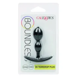 Plug anal en forme de goutte en silicone souple CalExotics, design bulbeux pour confort et exploration