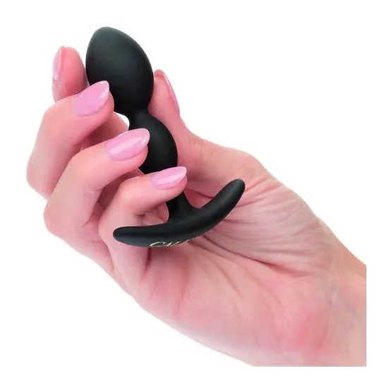 Plug anal en forme de goutte en silicone souple CalExotics, design bulbeux pour confort et exploration