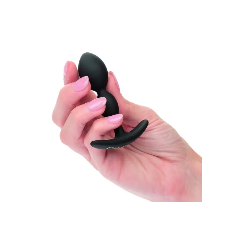 Plug anal en forme de goutte en silicone souple CalExotics, design bulbeux pour confort et exploration