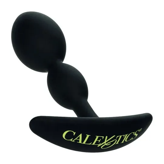 Plug anal en forma de gota de silicona suave CalExotics, diseño bulboso para confort y exploración