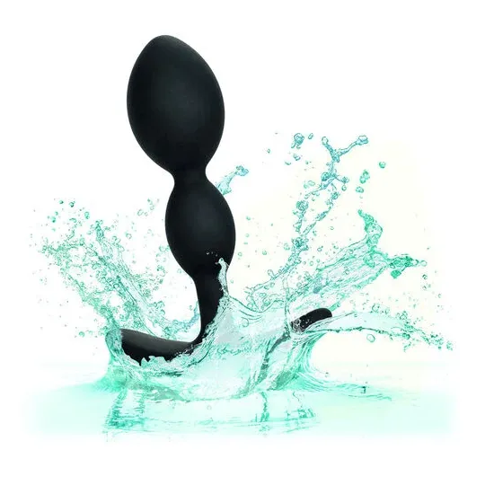 Plug anal en forme de goutte en silicone souple CalExotics, design bulbeux pour confort et exploration