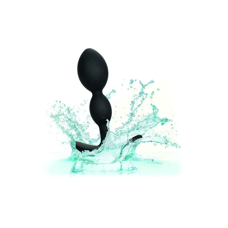 Plug anale a goccia in silicone morbido CalExotics, design bulboso per comfort ed esplorazione