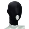 Black CALEXOTICS Boundless sensory deprivation hood with open mouth design in breathable fabric