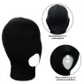 Black CALEXOTICS Boundless sensory deprivation hood with open mouth design in breathable fabric