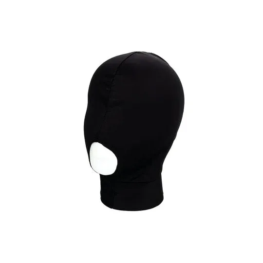 Capuche de privation sensorielle CALEXOTICS Boundless Capot noire bouche ouverte en tissu respirant