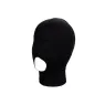 Black CALEXOTICS Boundless sensory deprivation hood with open mouth design in breathable fabric