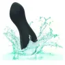 Masseur vibrant CalExotics Boundless Perfect Curve en silicone violet, forme conique incurvée, 10 fonctions, rechargeable USB