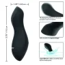 Masseur vibrant CalExotics Boundless Perfect Curve en silicone violet, forme conique incurvée, 10 fonctions, rechargeable USB