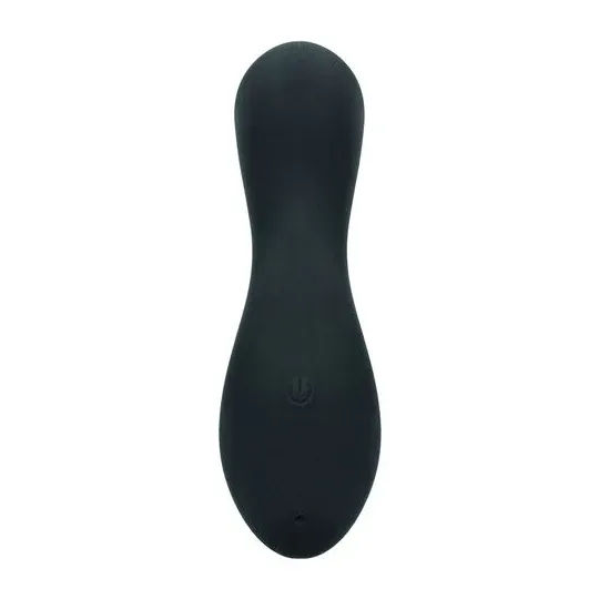 Masseur vibrant CalExotics Boundless Perfect Curve en silicone violet, forme conique incurvée, 10 fonctions, rechargeable USB